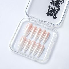 【皎瓏】單副裝電鍍穿戴甲簡約漸變光療預製甲高級感穿戴甲成品