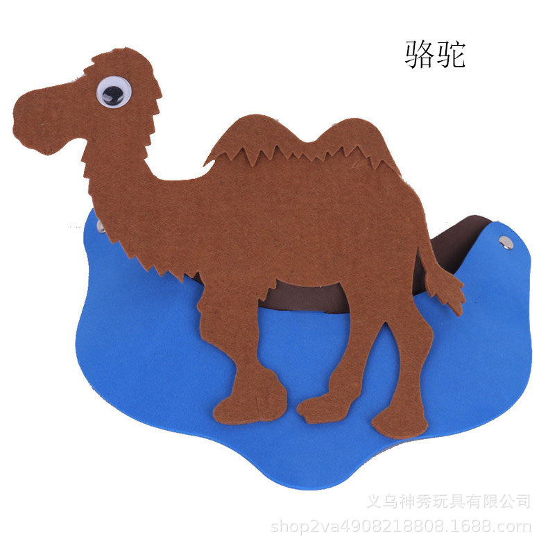 Día del niño Eva sombrero para el sol actividades entre padres e hijos dibujos animados animal tocado doce tocado del zodiaco