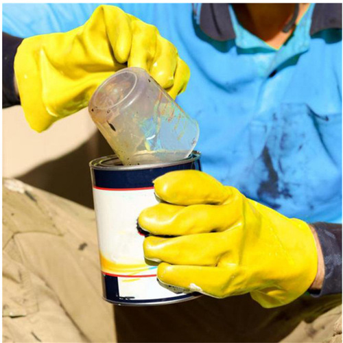 Factory Wholesale Long Immersion Plastic Industrial Rubber Protective Acid-Base Proof Cut-Proof Oil-Proof Gloves PVC Gloves