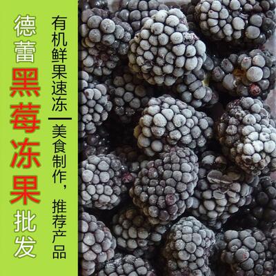 速冻黑莓批发零售，有机种植黑树莓冻果，真有机可追溯，量大从优
