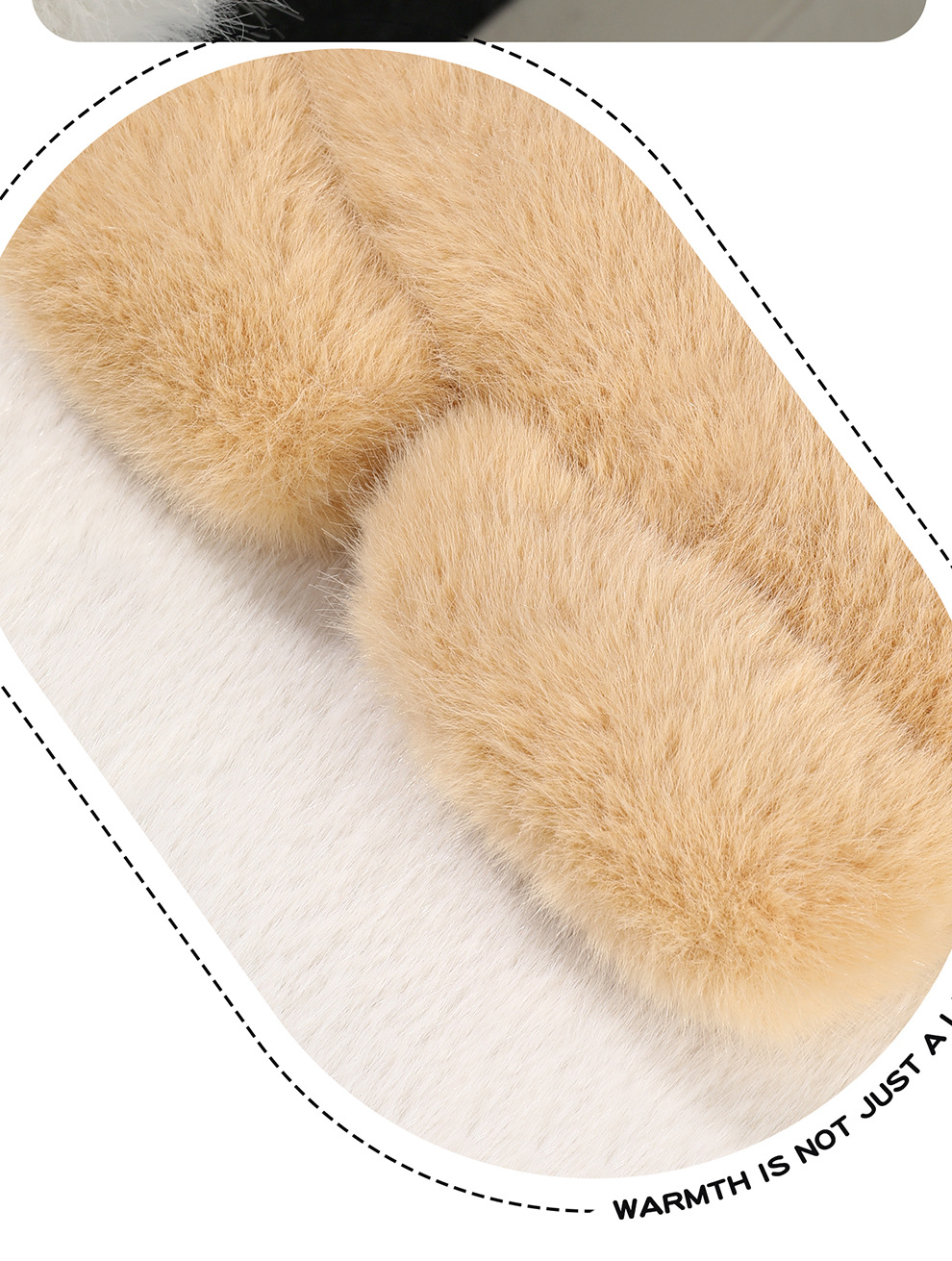 Car Supplies Winter Plush Furry Seat Cushion Three-Dimensional Cartoon Car Seat Cushion Interior Accessories High-End Decoration
