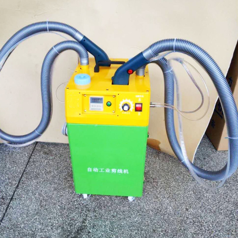 智能双电机数显双头吸毛剪毛机全自动工业服装自动剪线机