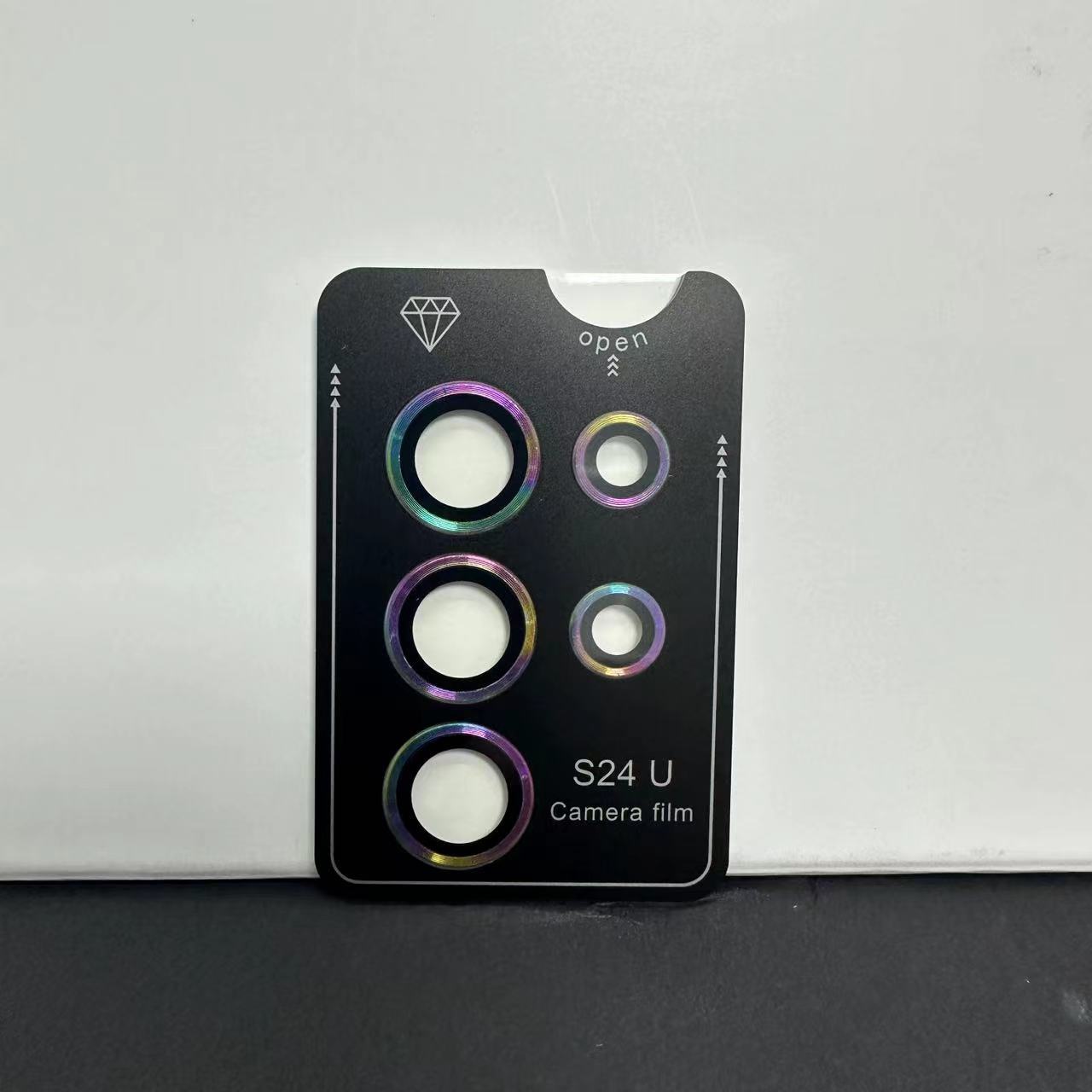 Adecuado para Samsung S24 película de la lente s24ultra con placa base de posicionamiento Eagle anillo de protección para los ojos s24plus Cámara