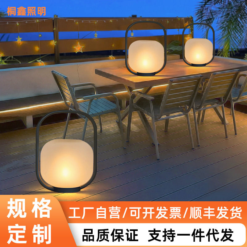 Garden Solar Light Rechargeable Lawn Light Portable Light Night Light Outdoor Floor Lamp Terrace Light Villa Courtyard Light