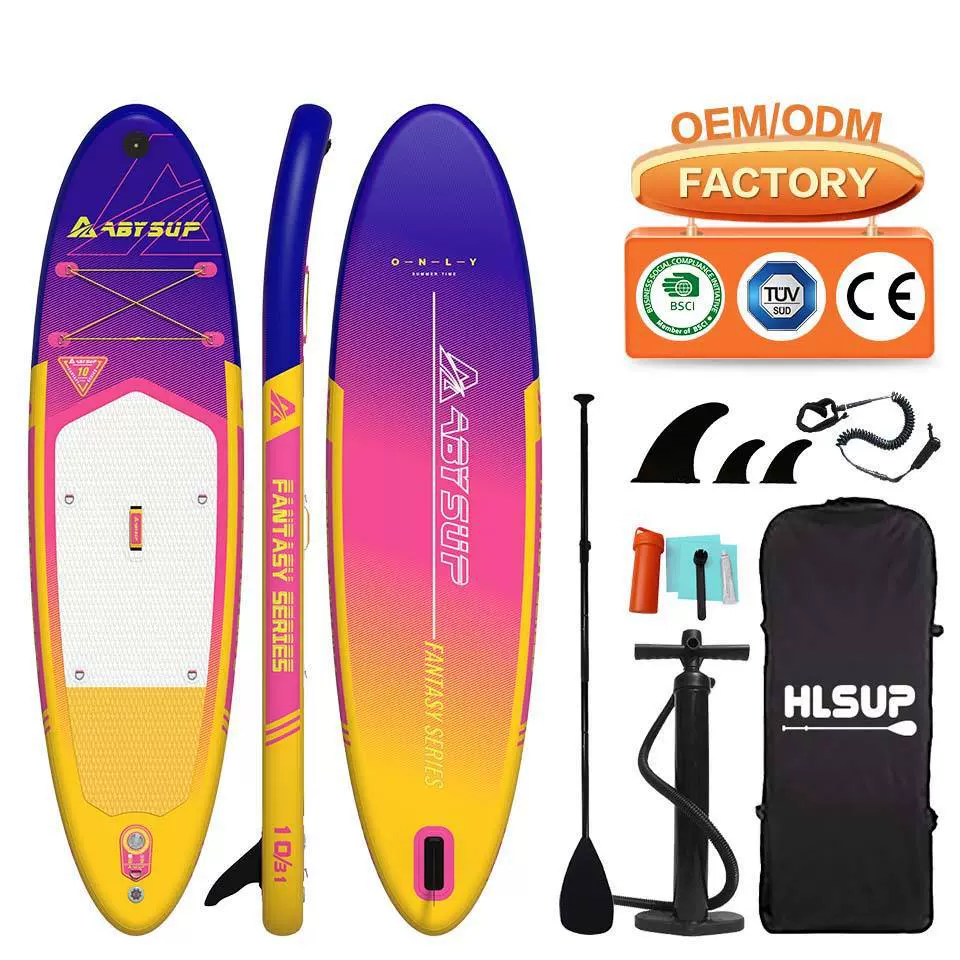 定制充气便携冲浪巡航板水上运动水翼浆板sup板supboard冲浪板OEM