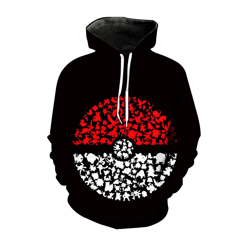 Cross-border New Revive Deadpool Power Tour Hoodie Mario Anime Series 3D Digital Printed Sweatshirt