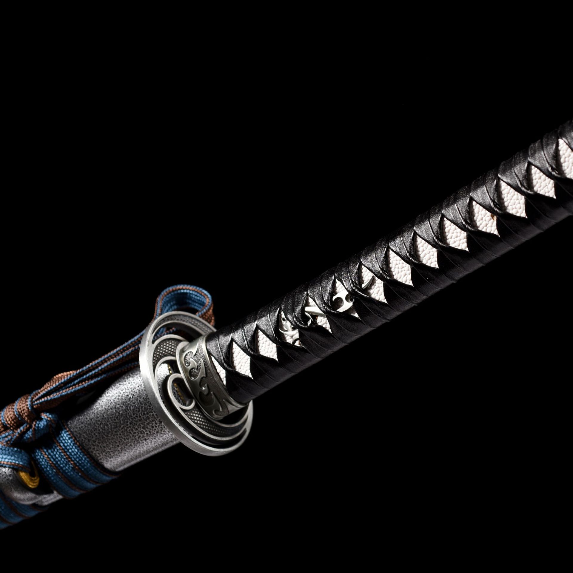 龙泉市刀剑T10烧刃Katana手工锻打日式指挥刀影宝剑冷兵器未开刃