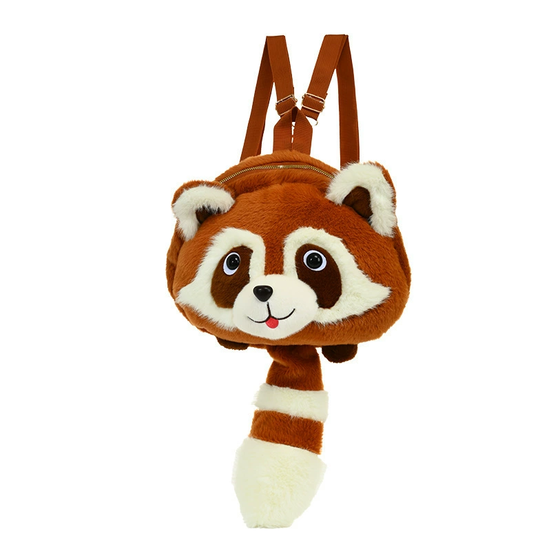 Plush backpack, cartoon card holder, doll, bag, panda