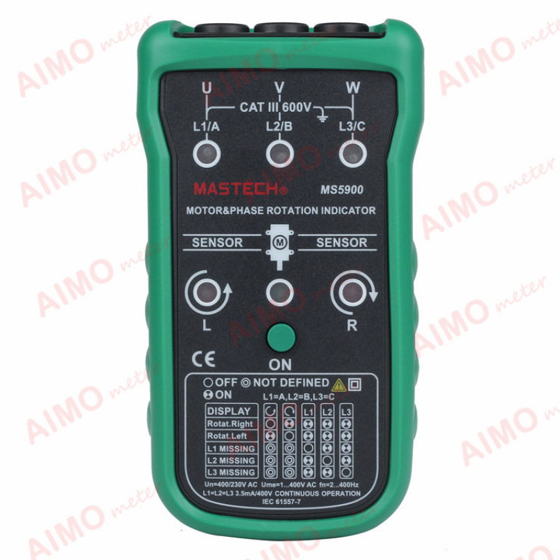 厂家直销 MS5900马达相序指示仪 磁场检测 相序表