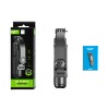 Q21 [black] stainless steel pole + detachable mobile phone clip + bluetooth remote control
