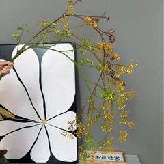 シミュレーション花山帰り森系緑植枝家庭装飾造花ウェディングシーン配置装飾家庭生け花