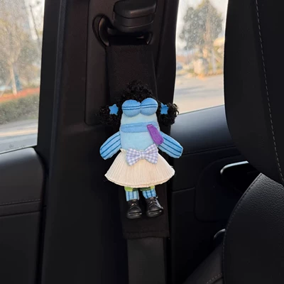Seat belt shoulder pad — Creative Doll Protective Cover - skirt-style-lying-flat-fish-safety-belt-shoulder-pads