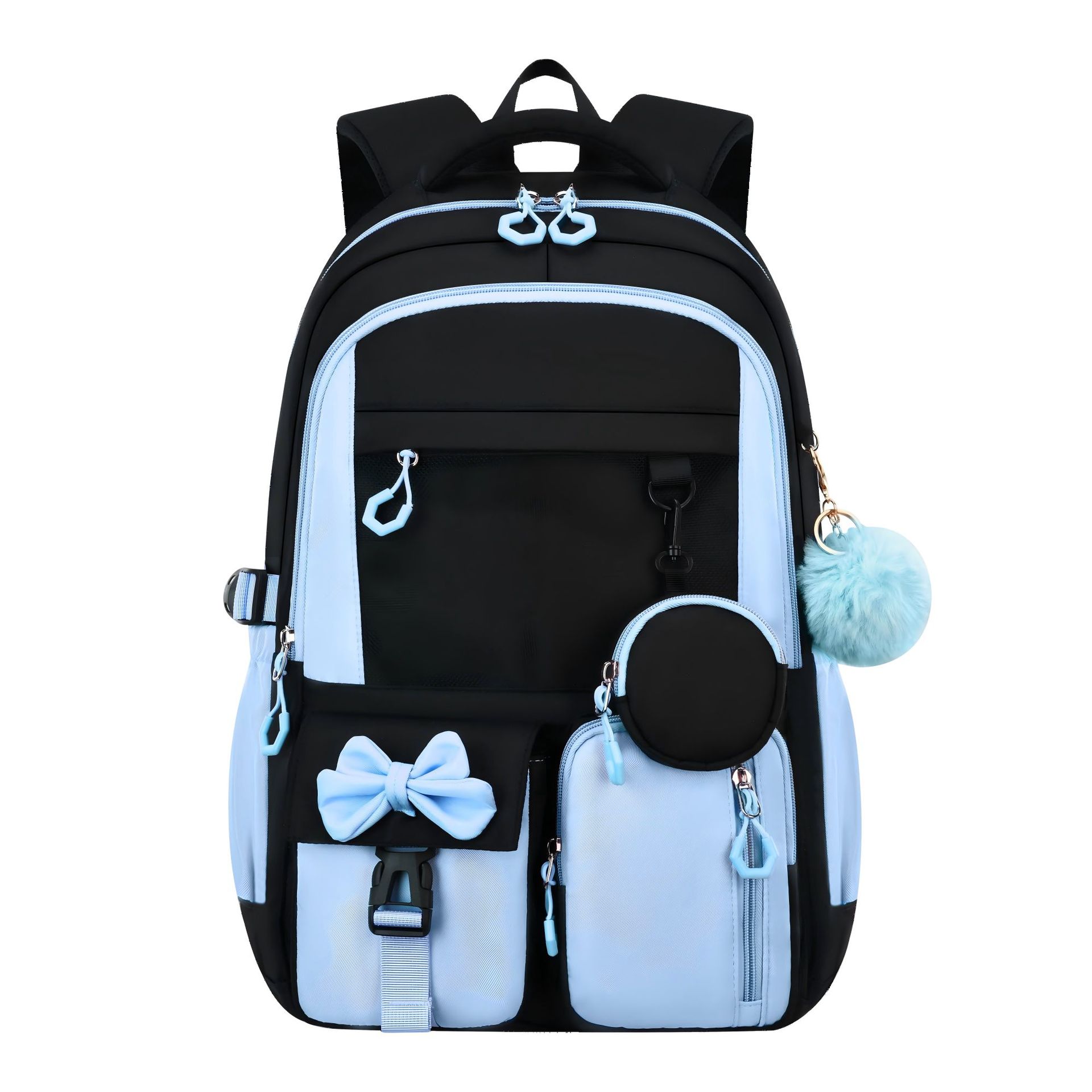 Grenzüberschreitender Amazon 2026 Schulrucksack für Grundschüler, hochwertiger Rucksack mit Schultergurten, minimalistisch, 3-teiliges Set aus der Fabrik