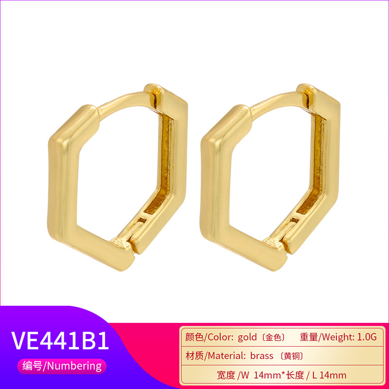 Copper Plating Earrings display picture 2