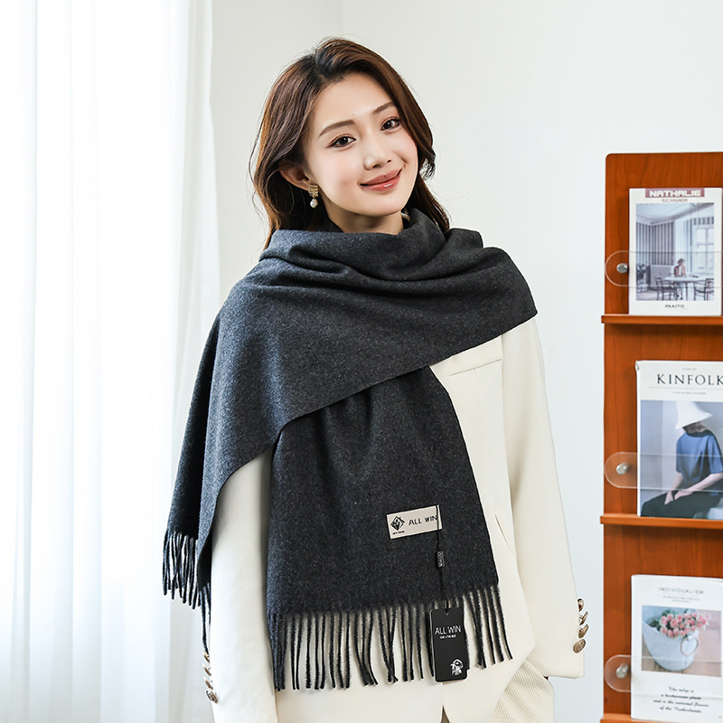 Woolen long keep warm capacious scarf
