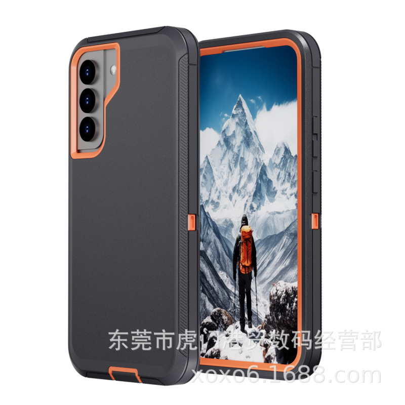 Samsung SAMSUNG S22/PLUS 3 耐性ロボット携帯電話ケース、落下防止および防塵保護カバーに適しています。|undefined