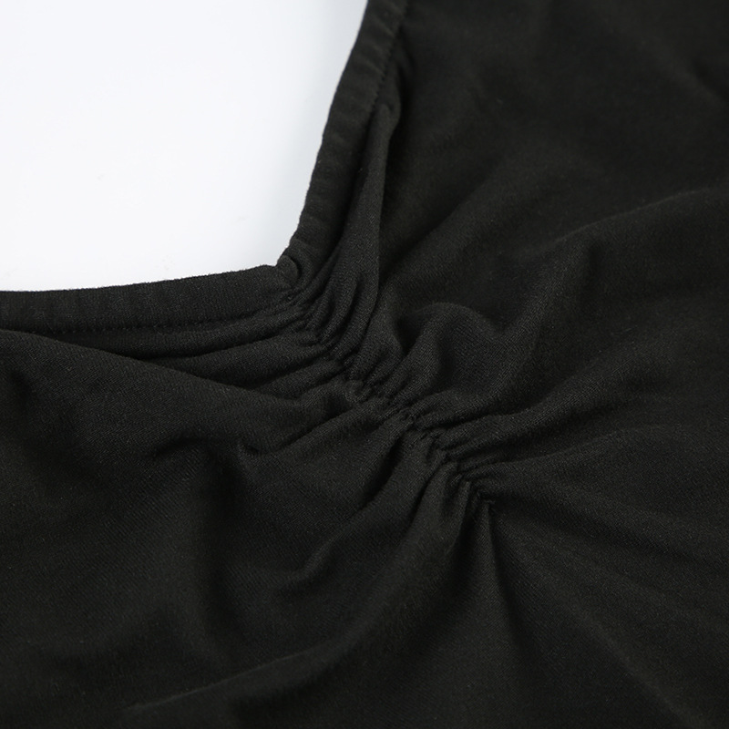 Casual Street Solid Color Square Collar Cross Hollow Out Cutout Backless Lace up Sports Jumpsuit Yoga Fitness One Piece Trousers