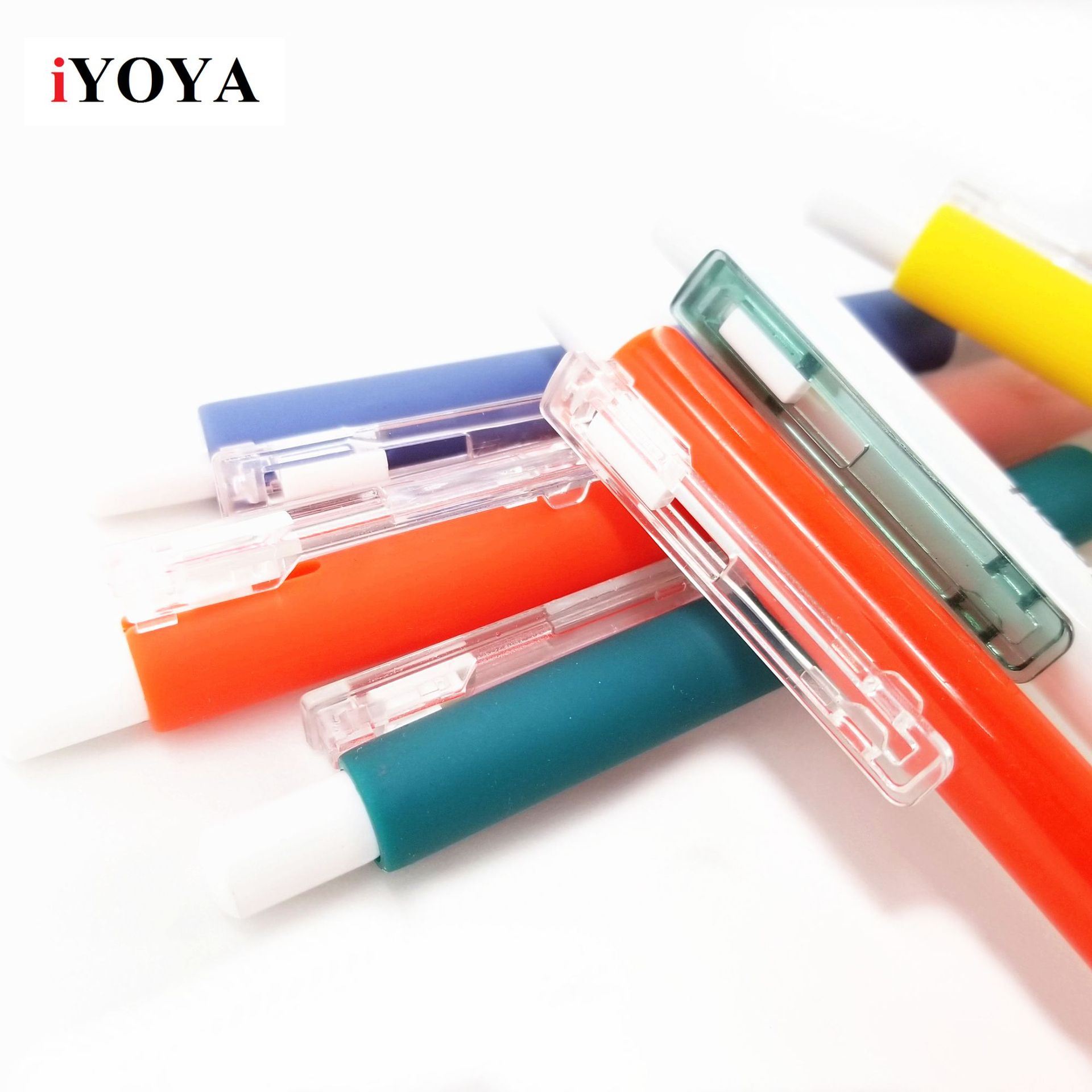 IYOYA estilo japonés simple de color caramelo lápiz automático lindo no impreso lápiz móvil 0507mm