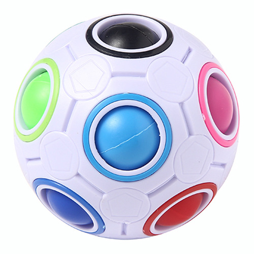 New cross-border toys Gyro Rainbow Ball Rubik's Cube Children's Alien Exercise Brain Thinking Magic Rainbow Ball