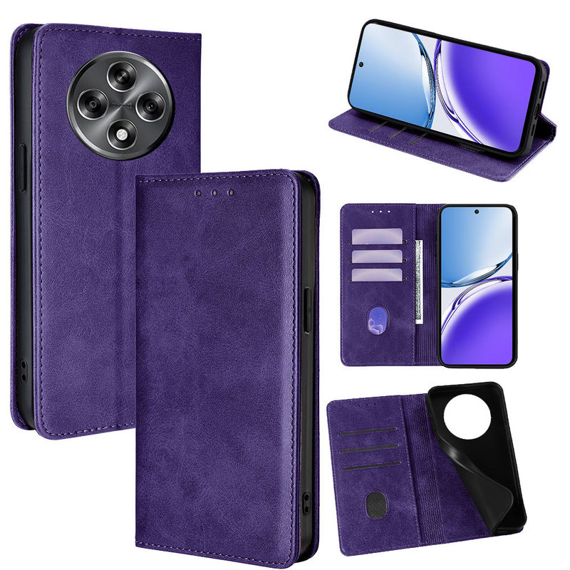 Suitable for Oppo A5Pro Mobile Phone Leather Case A3X Indian Version Pure Color A1K Card-Inserting A6 4g Flip Cover Protective Case K12 Suitable for Oppo A5Pro Mobile Phone Leather Case A3X Indian Version Pure Color A1K Card-Inserting A6 4g Flip Cover Protective Case K12