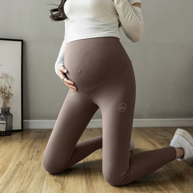 Брюки для беременных, весенние тонкие брюки для беременных из овчины, брюки для беременных, брюки Барби, верхняя одежда, Леггинсы для беременных с высокой талией