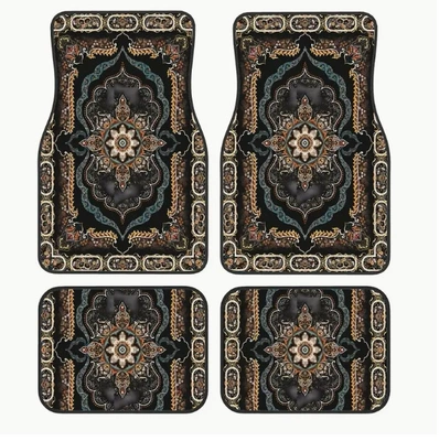 Avtomobil döşəmə paspasları, TEMU Nordic Retro Car - dsn-foot-pad-42-3344-two-piece-set