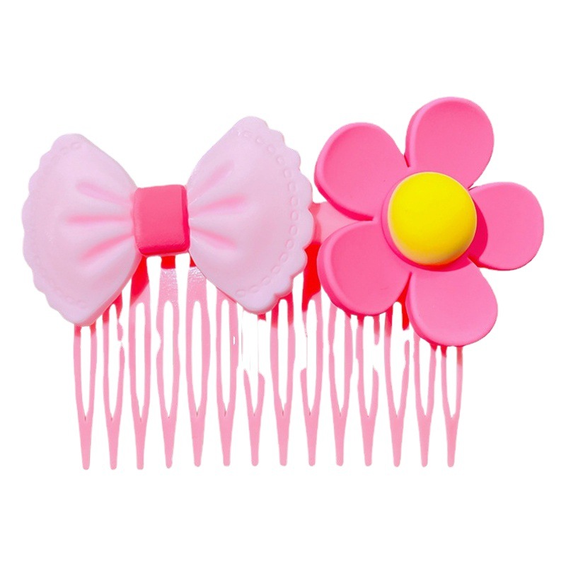 Cabello roto para niños que termina la horquilla del pelo de la niña peine de inserción peine updo flequillo del pelo peine antideslizante horquilla arco accesorios para el cabello Niña