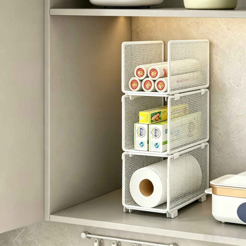 Kitchen Storage Racks Can Be Stacked to Organize Household Cabinets, Multi-Layer Storage Shelves Are Suitable for Multiple Scenarios, Making Things More Tidy Kitchen Storage Racks Can Be Stacked to Organize Household Cabinets, Multi-Layer Storage Shelves Are Suitable for Multiple Scenarios, Making Things More Tidy