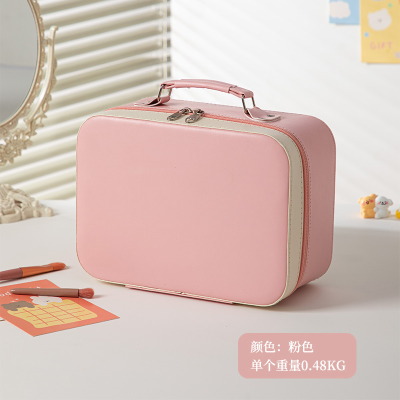Estuche cosmético de dopamina de estilo caliente Douyin, maleta impermeable multifuncional, bolso de regalo portátil, almacenamiento de cosméticos