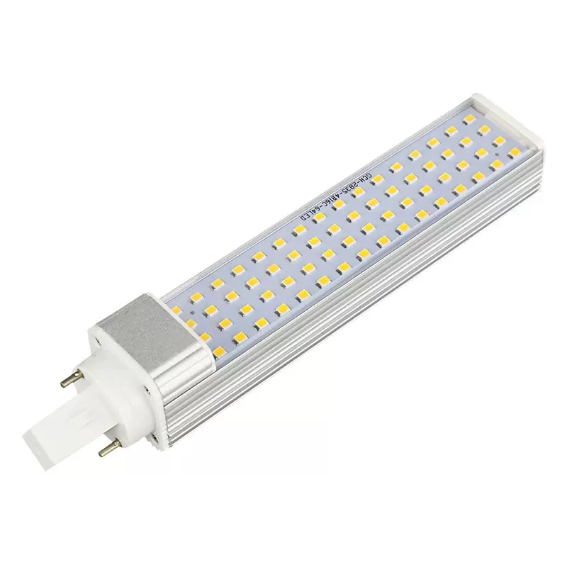 亚马逊LED横插灯13WG24D两针插拔管64灯PL单面发光灯110V220V批发