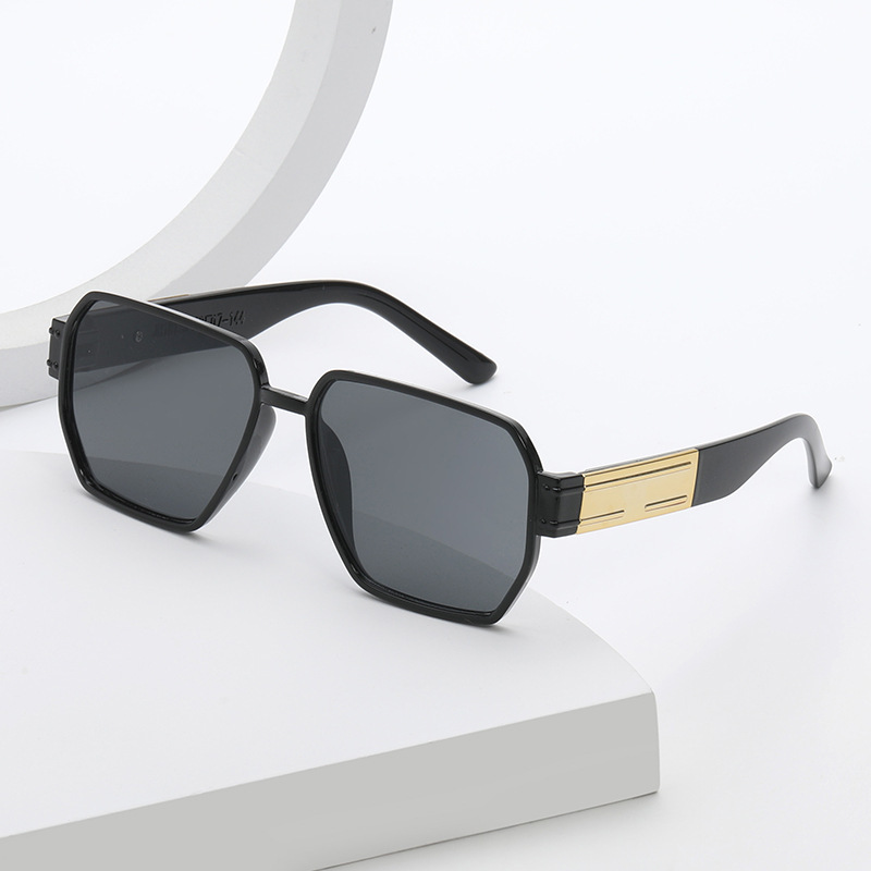 50g Weight Full Frame Glasses Structure Sunglasses Classification Ac, UV400 Protection Lens Material Square Glasses Style Modern Style Solid Color Ac UV400 Protection Square Full Frame Women's Sunglasses