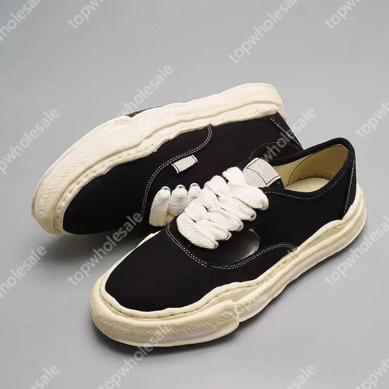 Maison Mihara Yasuhiro men's and women's lace up red thick