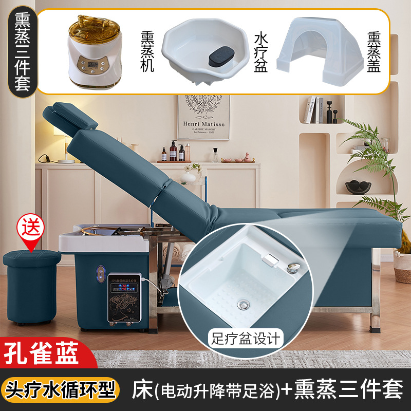 Azul pavo real + CIRCULACIÓN DE AGUA + Fumigación