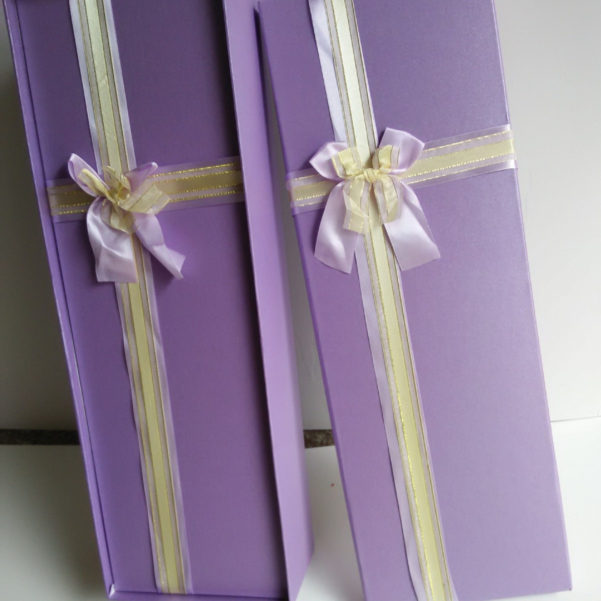 新款七夕情人节套蝴蝶结香槟玫瑰花盒鲜花礼盒长方形枪炮礼盒批发