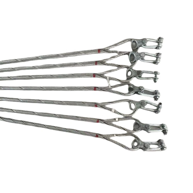 Henglixing Optoelectronics Предварительно скрученный золотой устойчивый кабельный зажим (всего типа) Высокомонтированная схема защиты пневматического оптического кабеля