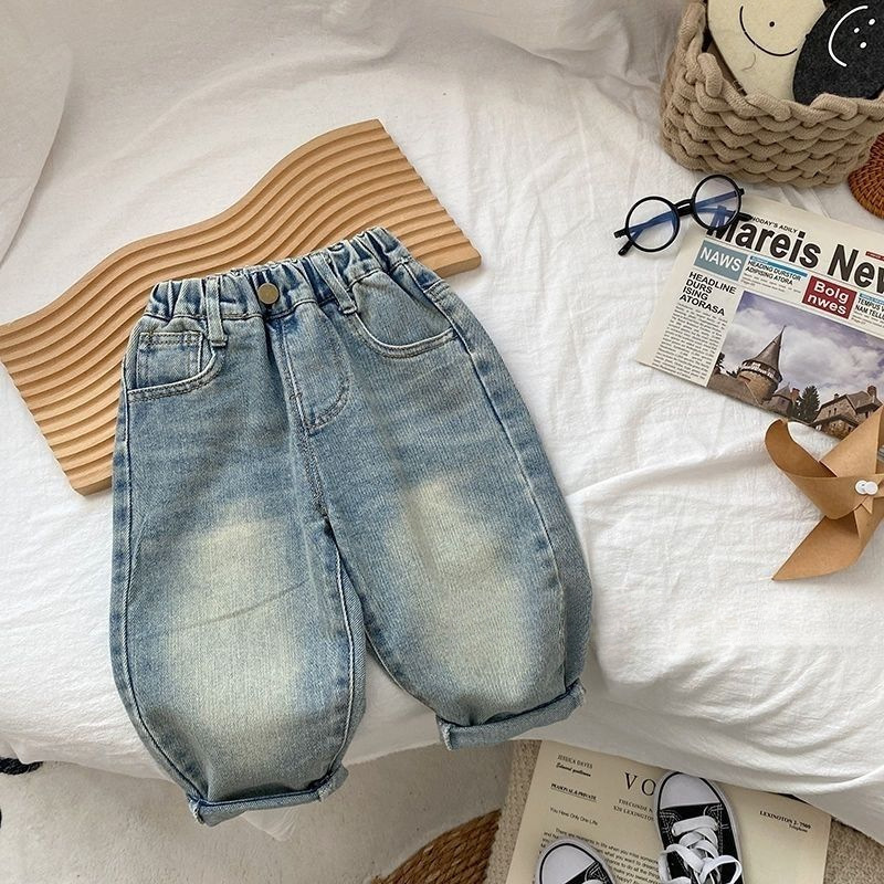 Fashion Personalized Children's Casual Jeans Printing