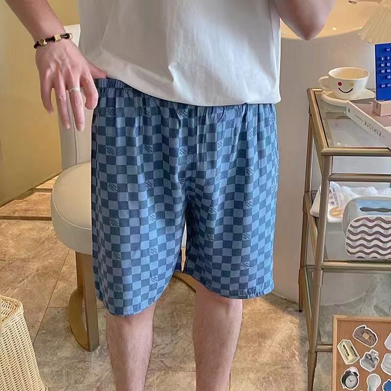 클래식 블루 체크