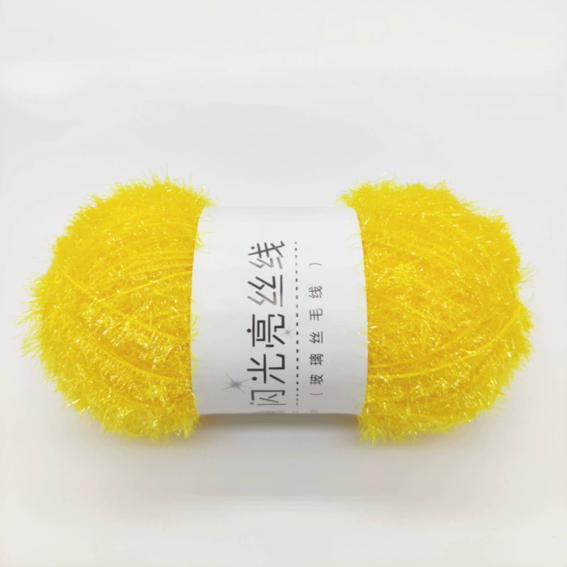 Стеклянная шелковая нить, handmade мерцание, 50 г (≈100 м) — упакованный односторонний пряжа