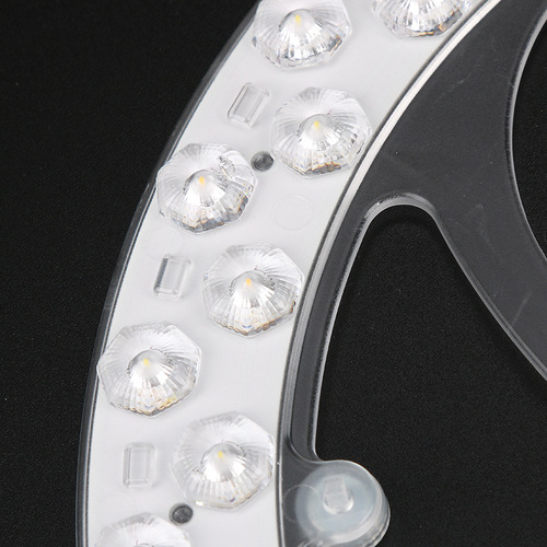 Household Modified Lens Light Source Circular Modification Lamp Diamond Style Round Module LED Replacement Light Core Three-Color Lens