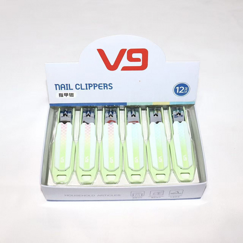Jinda V9 Large Size V844 Anti-Splash Nail Clipper with Suction Card Packaging for Home Use, Portable High-End Nail Cutter