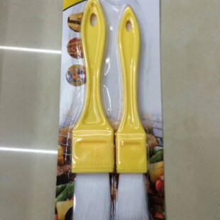 NX050 Two Small Gourd Handle Barbecue Brush Food Grade Pig Hair Brush Oil Brush Plastic Silicone Handle Brush