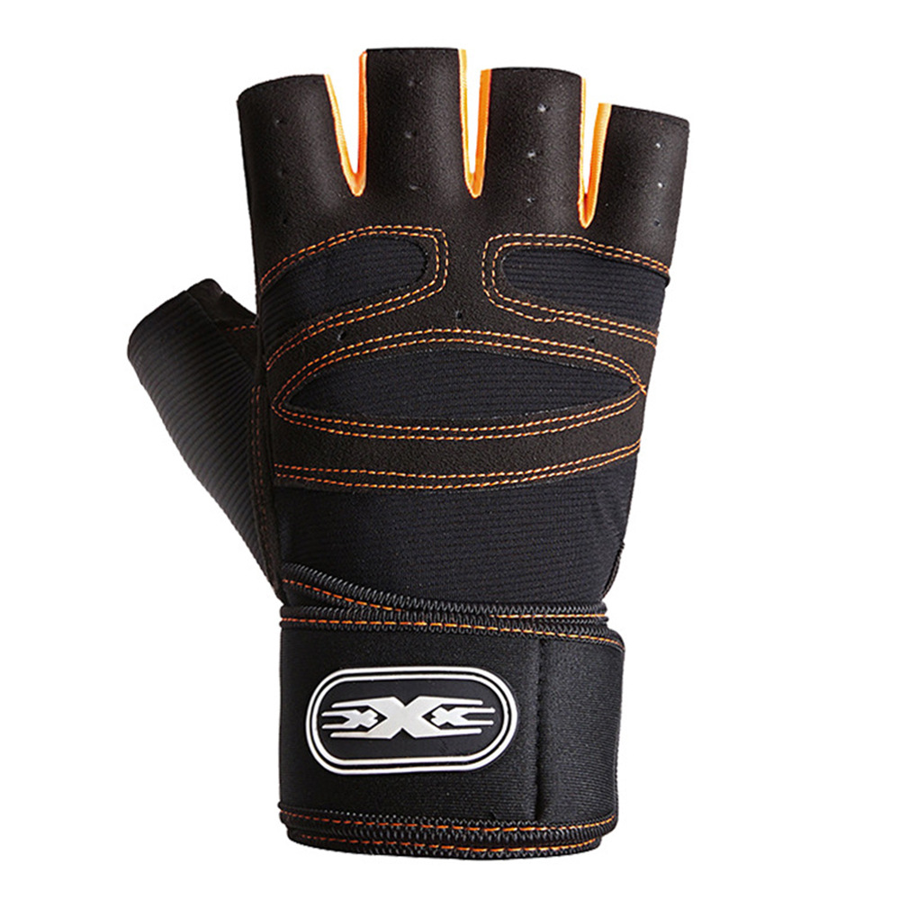 Guantes de fitness de medio dedo nueva primavera y verano para hombres y mujeres con mancuernas conducción transpirable al aire libre a prueba de sol deportes guantes de equitación