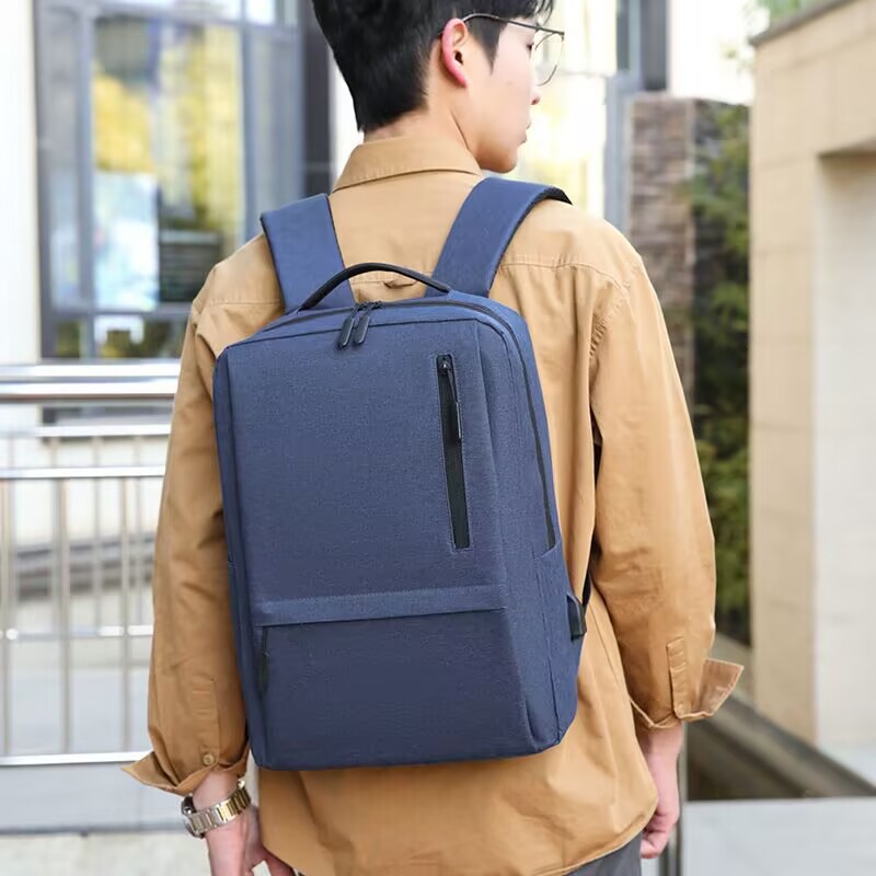 Transfronterizos de hombres de gran capacidad de hombro trasero de negocios de viaje bolsa de computadora multifuncional simple versátil mochila de ocio al aire libre