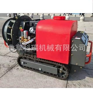 全自动新型遥控打药机履带式果园自走式风送喷雾机科瑞机械120L