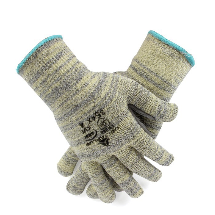 Delta 202016 guantes anti-corte resistentes a 100 grados guantes anti-racabatado guantes de protección mecánica engrosado