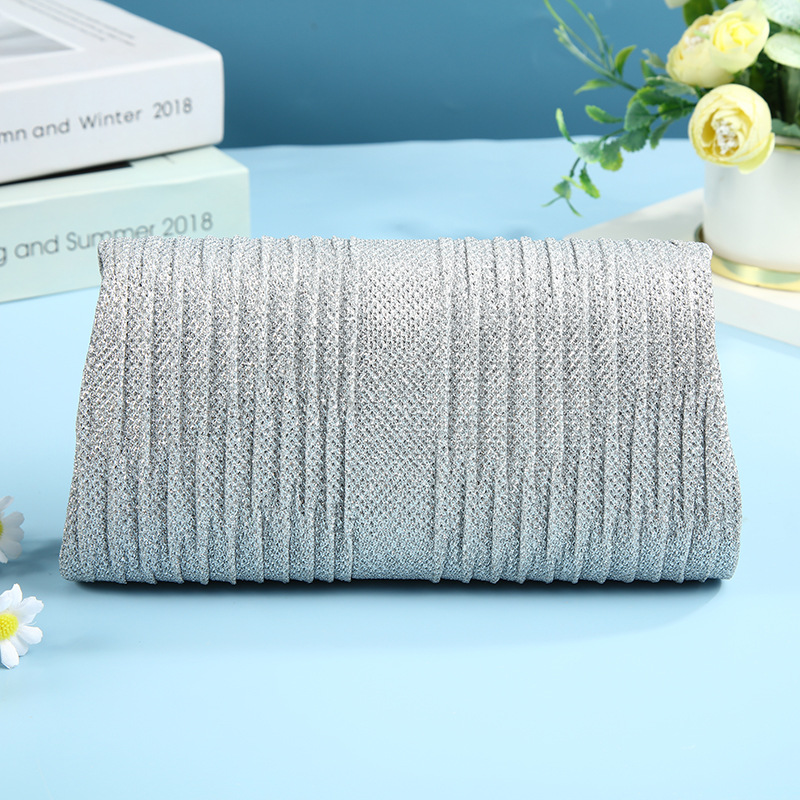 Polyester Solid Color Square Evening Bags display picture 3