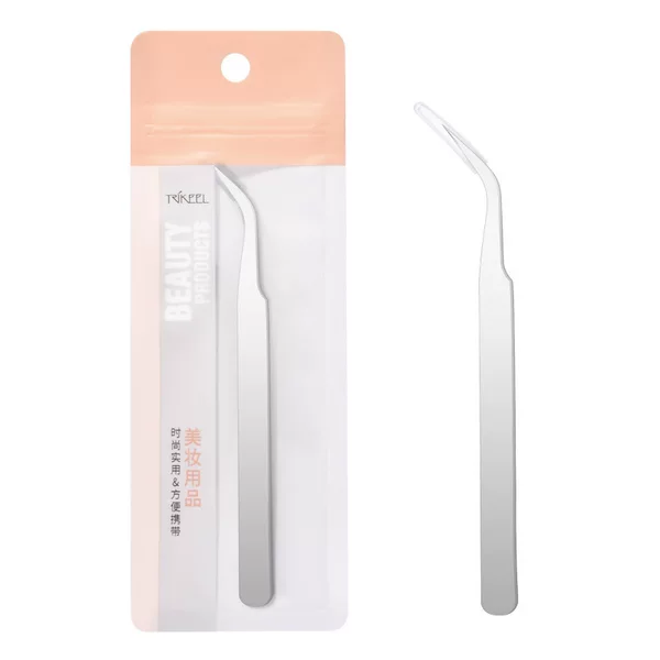 Chuanqier oblique mouth cell clip beauty salon acne blackhead oblique head clip tweezers oblique mouth oblique mouth clip acne tool
