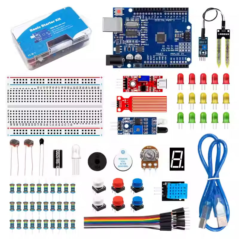 The New Maker 400 Holes Are Suitable for Learning and Developing Uno R3 Improved Motherboard Sensor Breadboard Led Lights