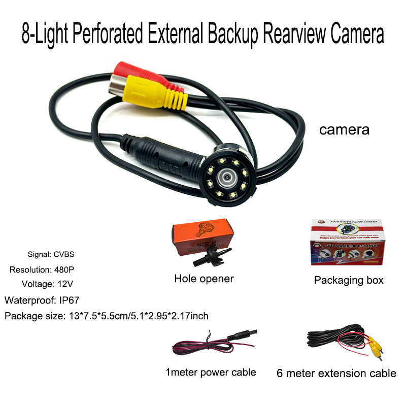 Universal Car Models Hd Reversing Camera, Multiple Night Vision Car-Mounted Rearview Cameras, Car Camera Systems