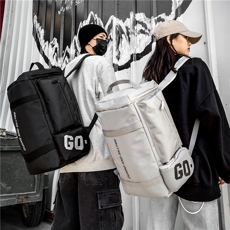 Oxford tela yoga fitness bolsa al aire libre viaje mochila pareja ligero hombro mensajero bolsa de gran capacidad mochila